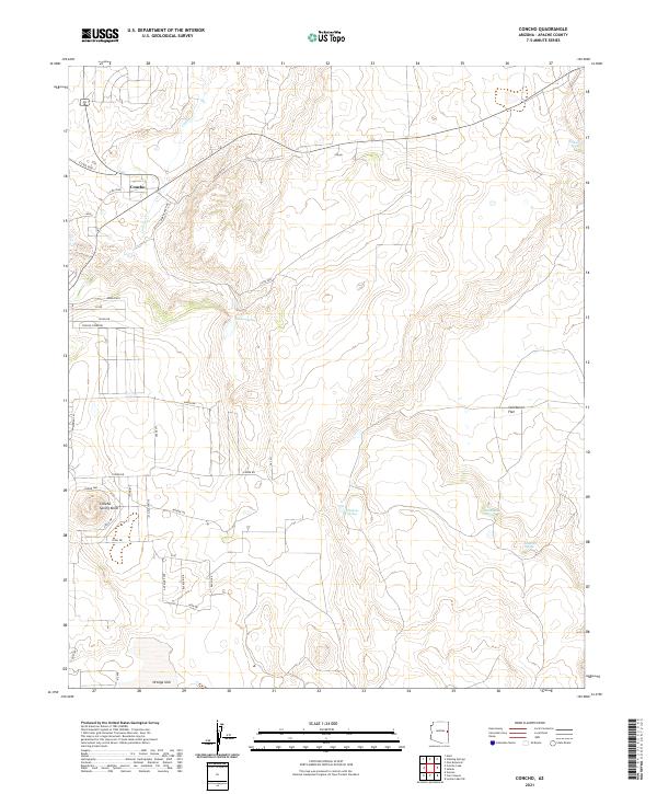 USGS Topographic Map – Concho