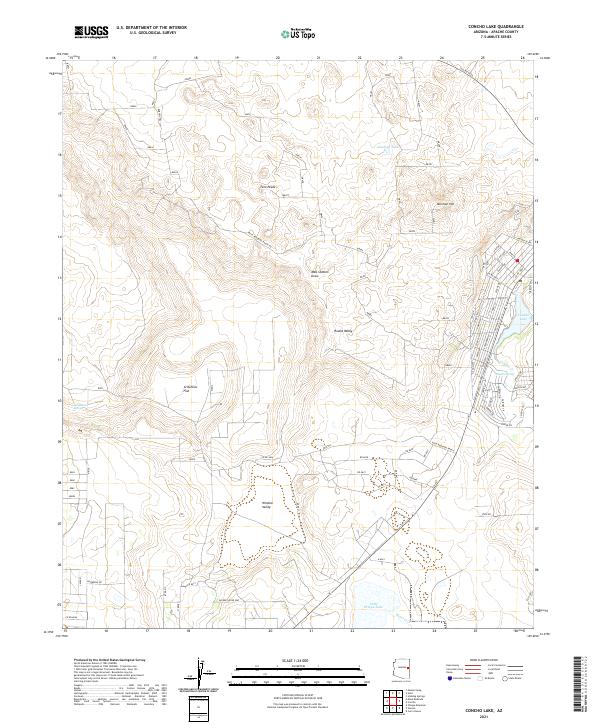 USGS Topographic Map – Concho Lake