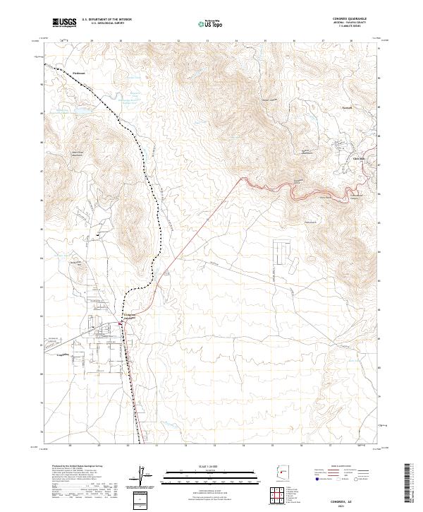 USGS Topographic Map – Congress