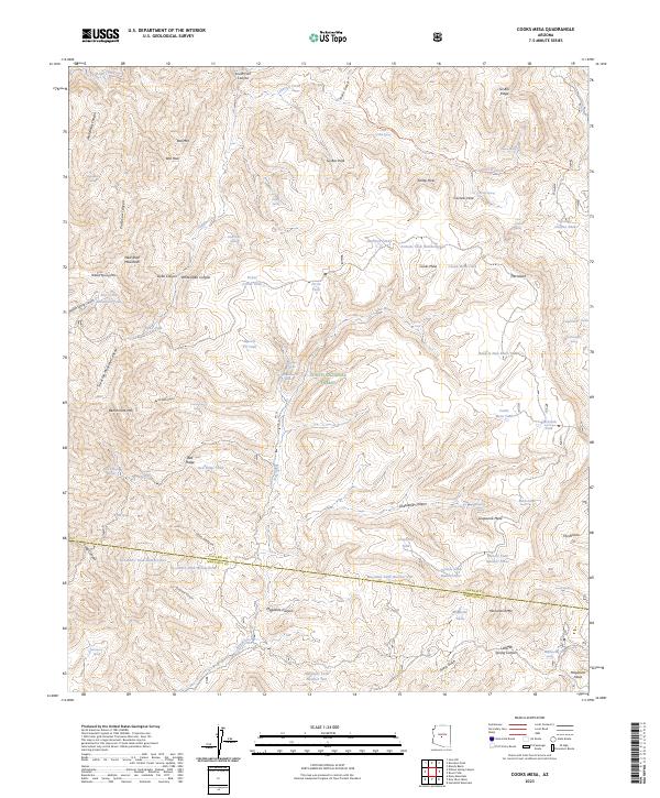 USGS Topographic Map – Cooks Mesa