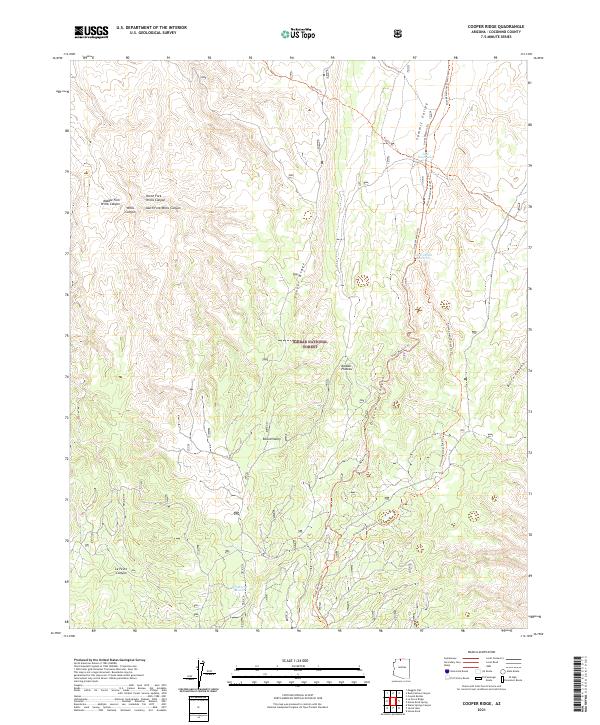 USGS Topographic Map – Cooper Ridge