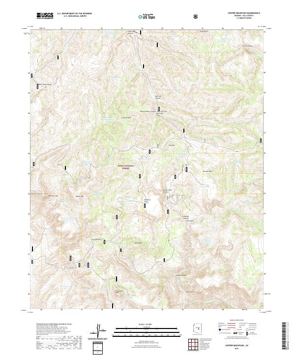 USGS Topographic Map – Copper Mountain