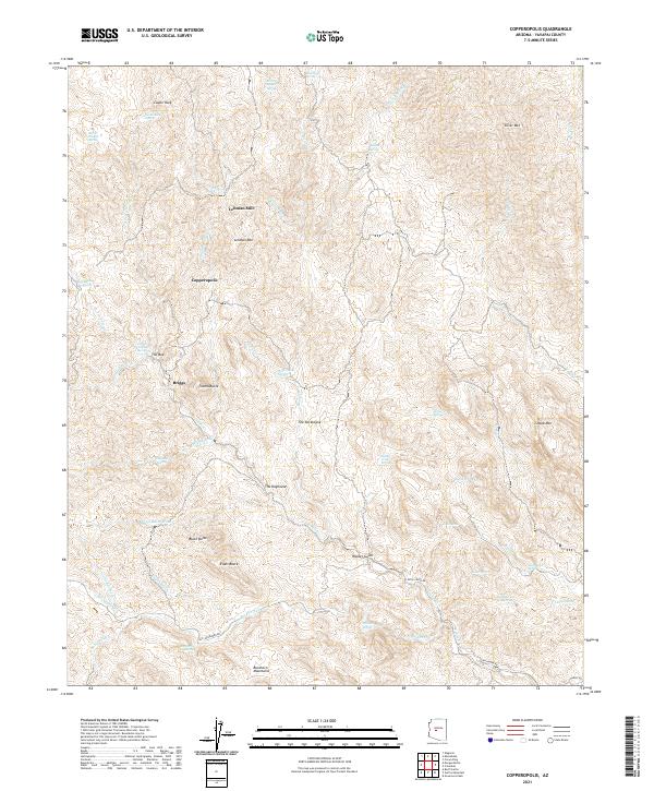 USGS Topographic Map – Copperopolis