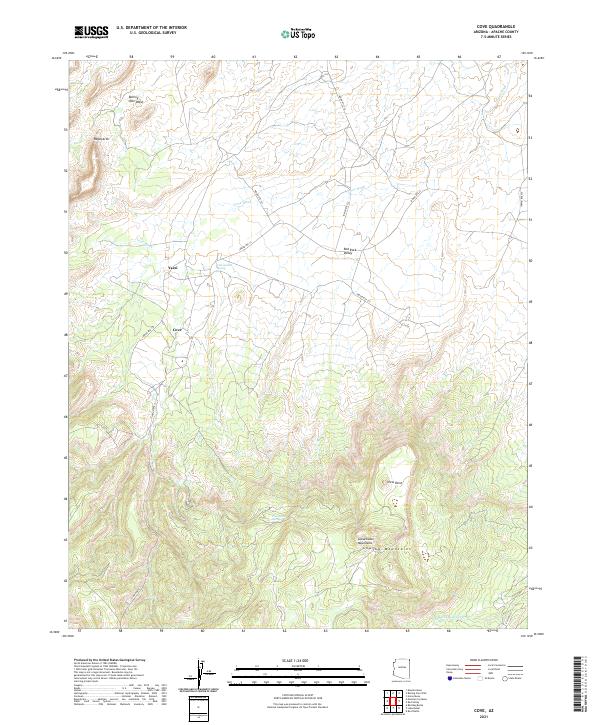 USGS Topographic Map – Cove