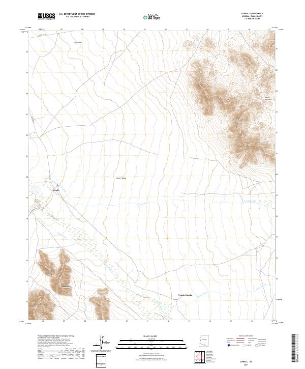 USGS Topographic Map – Cowlic