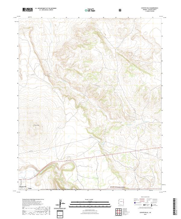 USGS Topographic Map – Coyote Hills