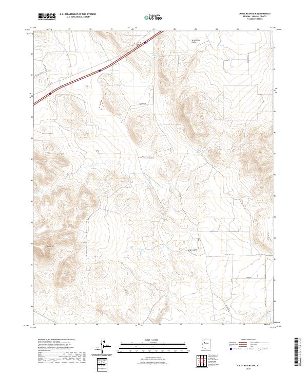 USGS Topographic Map – Cross Mountain