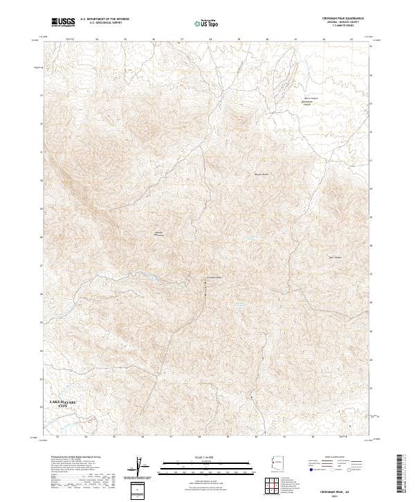 USGS Topographic Map – Crossman Peak