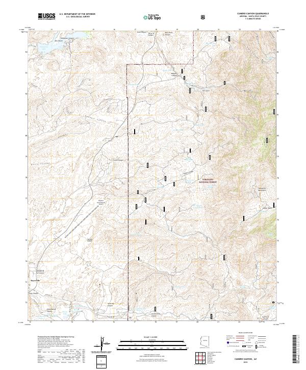 USGS Topographic Map – Cumero Canyon