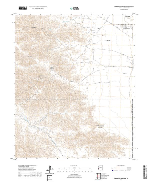 USGS Topographic Map – Cunningham Mountain