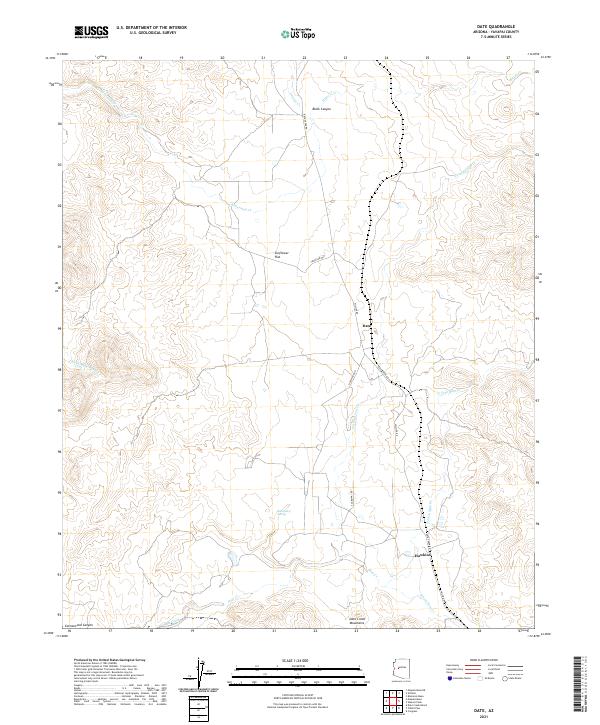 USGS Topographic Map – Date