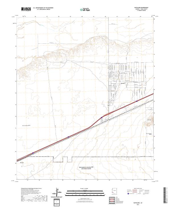 USGS Topographic Map – Dateland