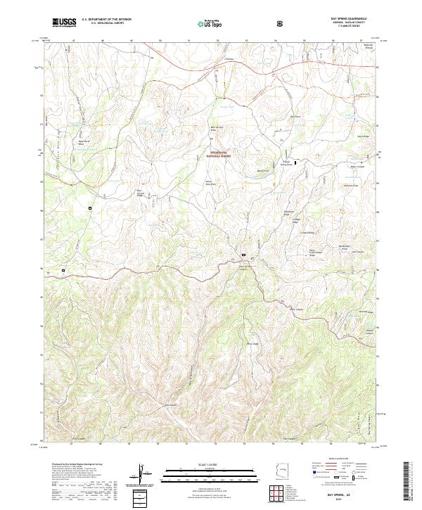 USGS Topographic Map – Day Spring