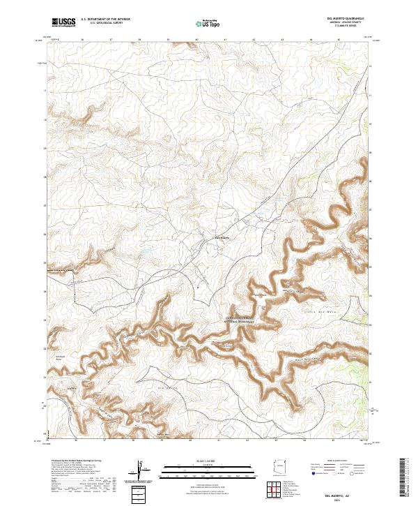 USGS Topographic Map – Del Muerto
