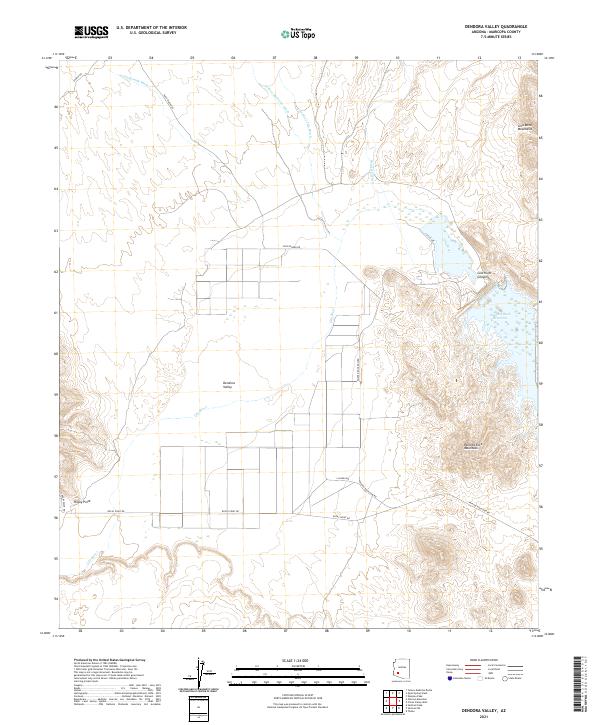 USGS Topographic Map – Dendora Valley