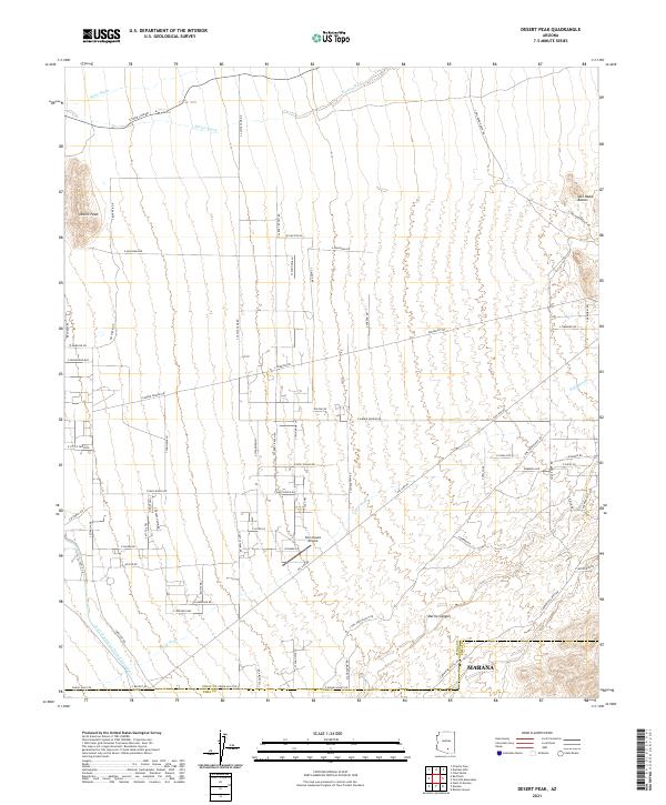 USGS Topographic Map – Desert Peak
