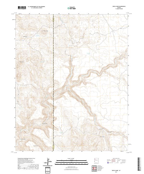 USGS Topographic Map – Devils Hump