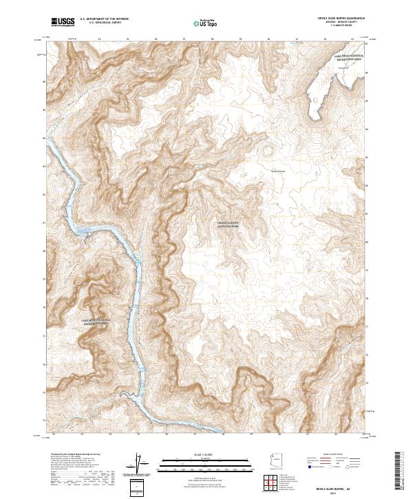 USGS Topographic Map – Devils Slide Rapids