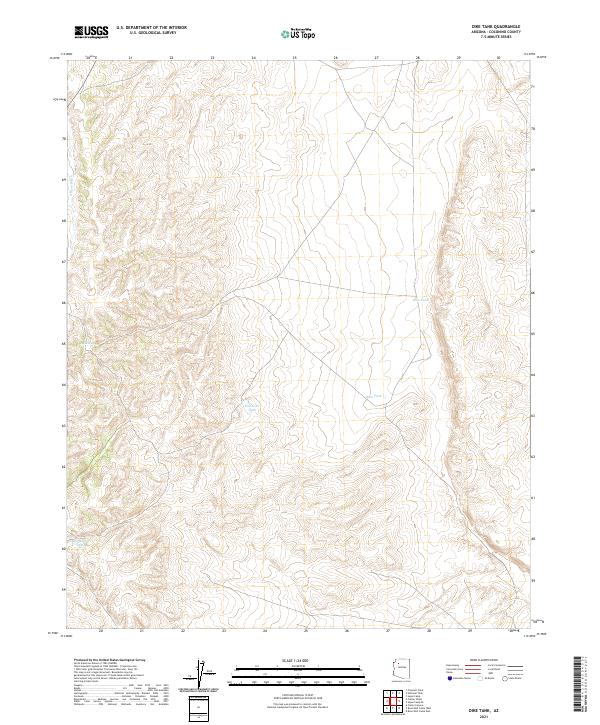 USGS Topographic Map – Dike Tank
