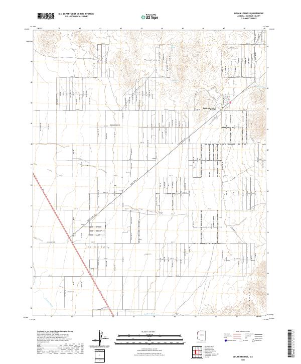 USGS Topographic Map – Dolan Springs