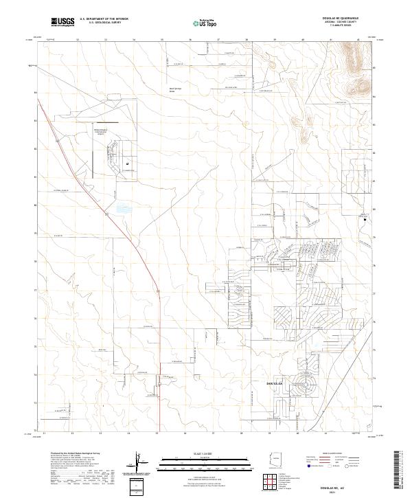 USGS Topographic Map – Douglas NE