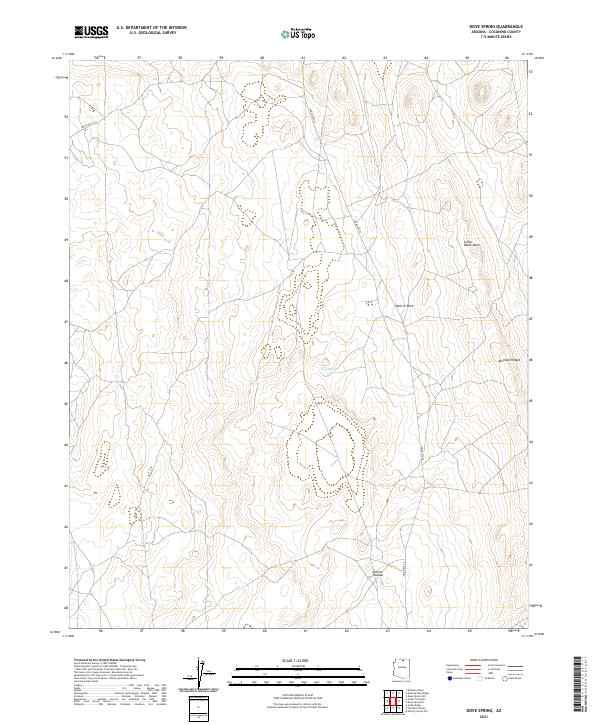 USGS Topographic Map – Dove Spring