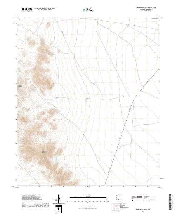 USGS Topographic Map – Drew Spring Well
