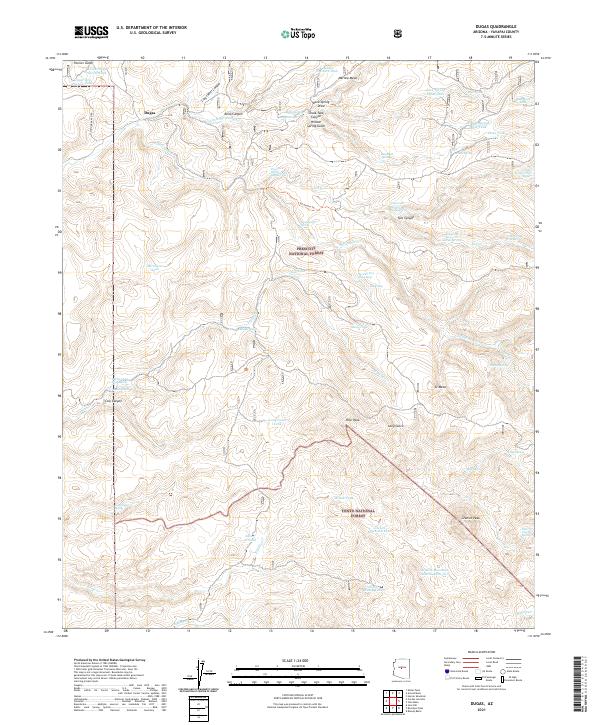USGS Topographic Map – Dugas