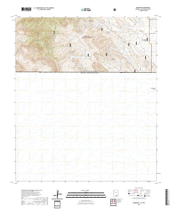 USGS Topographic Map – Duquesne