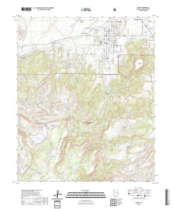 USGS Topographic Map – Eagar