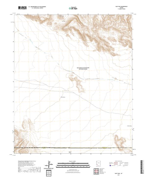 USGS Topographic Map – East Pass