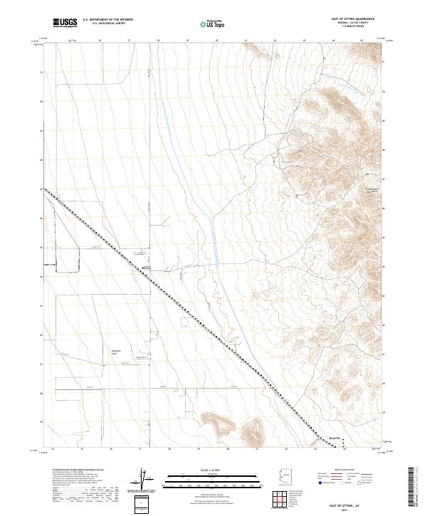 USGS Topographic Map – East of Utting