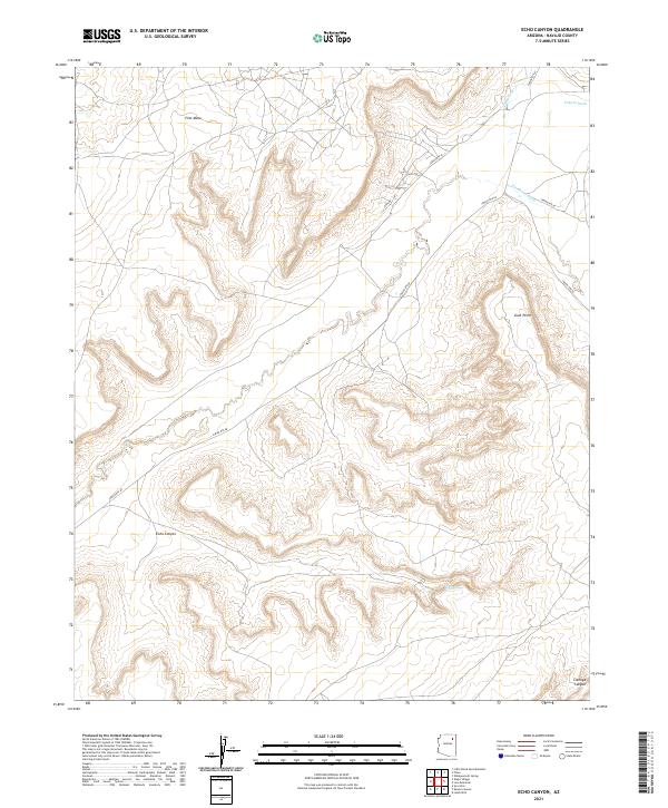 USGS Topographic Map – Echo Canyon