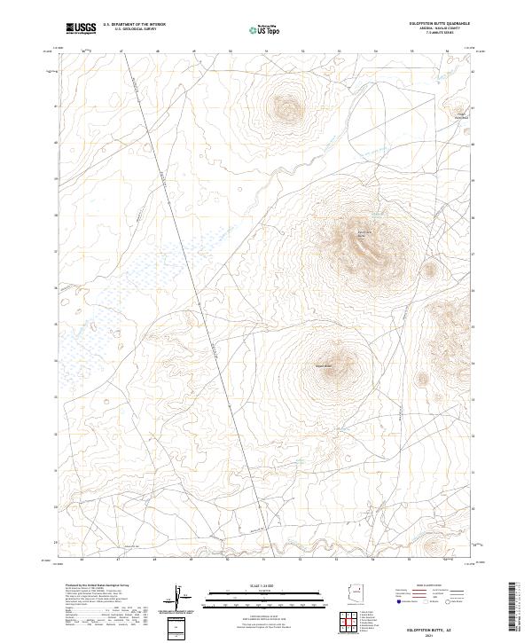 USGS Topographic Map – Egloffstein Butte