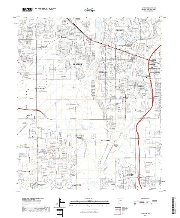 USGS Topographic Map – El Mirage