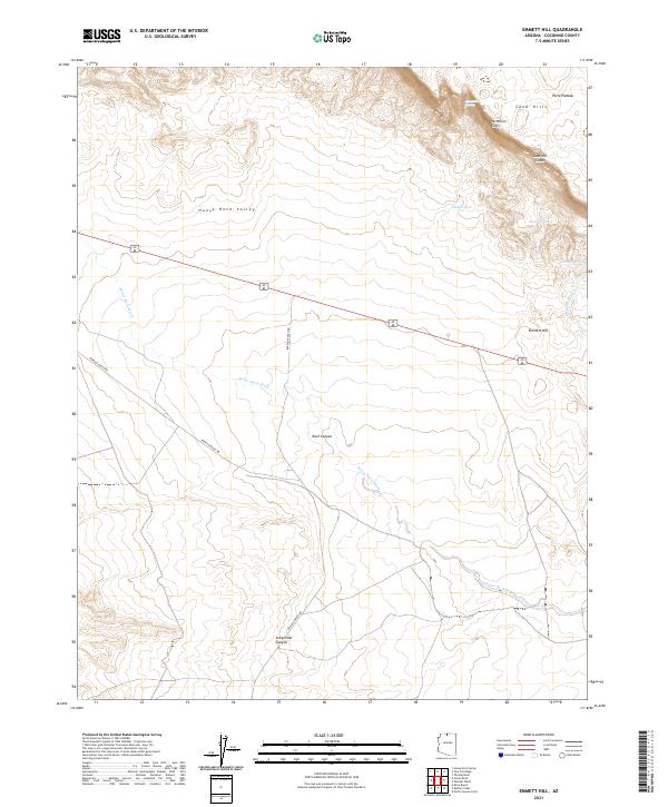 USGS Topographic Map – Emmett Hill