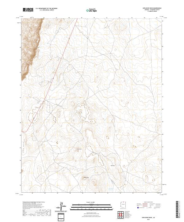 USGS Topographic Map – Explosive Rock
