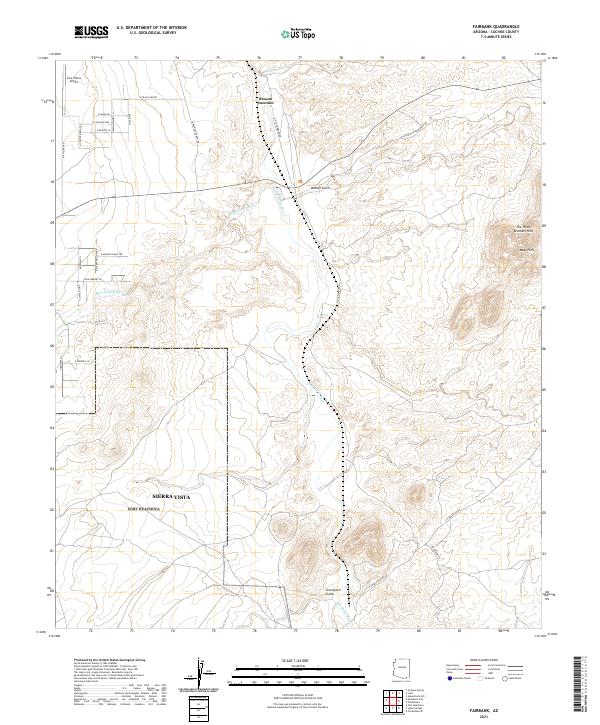 USGS Topographic Map – Fairbank