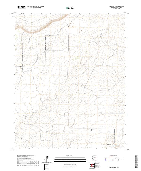 2021 Map of Fairchild Well, 2021 Print