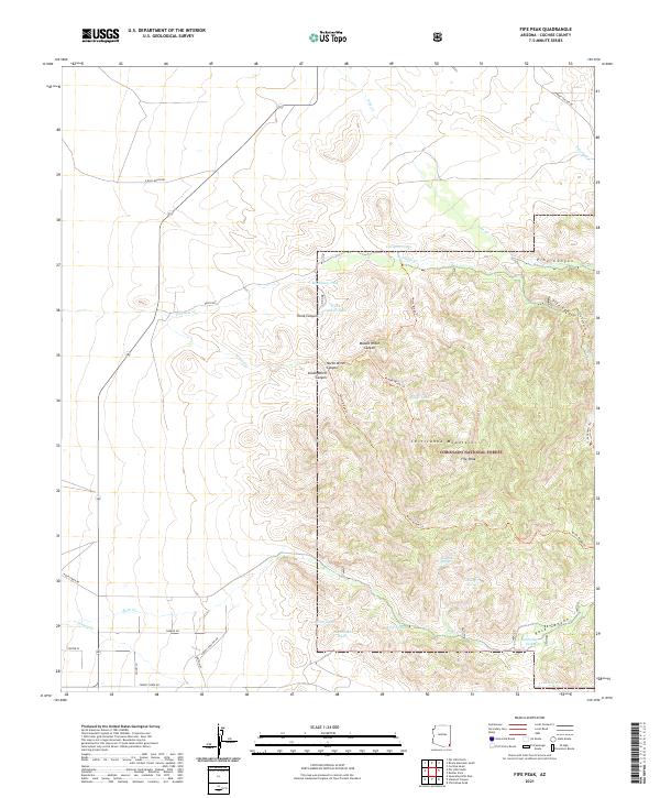 USGS Topographic Map – Fife Peak
