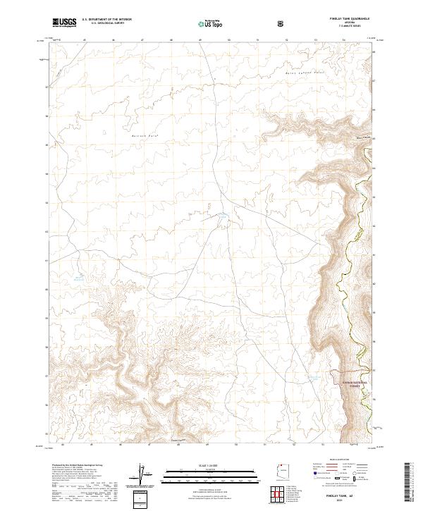 USGS Topographic Map – Findlay Tank
