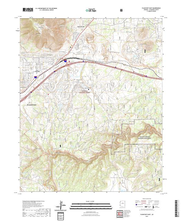 USGS Topographic Map – Flagstaff East