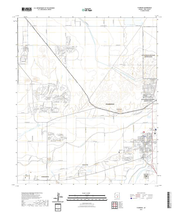 USGS Topographic Map – Florence