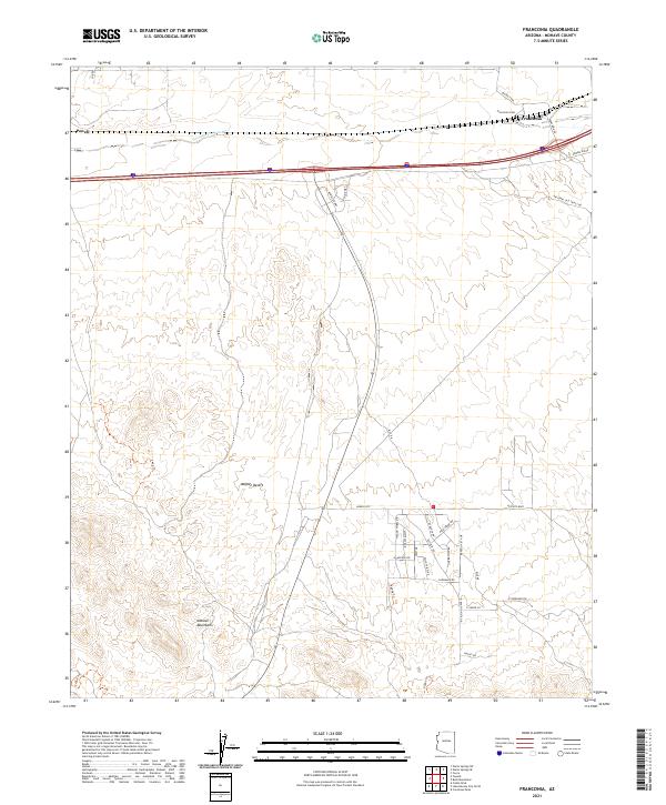 USGS Topographic Map – Franconia