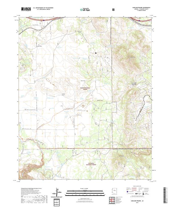 USGS Topographic Map – Garland Prairie