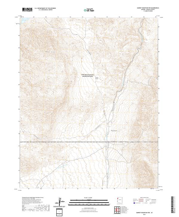 USGS Topographic Map – Garnet Mountain NW
