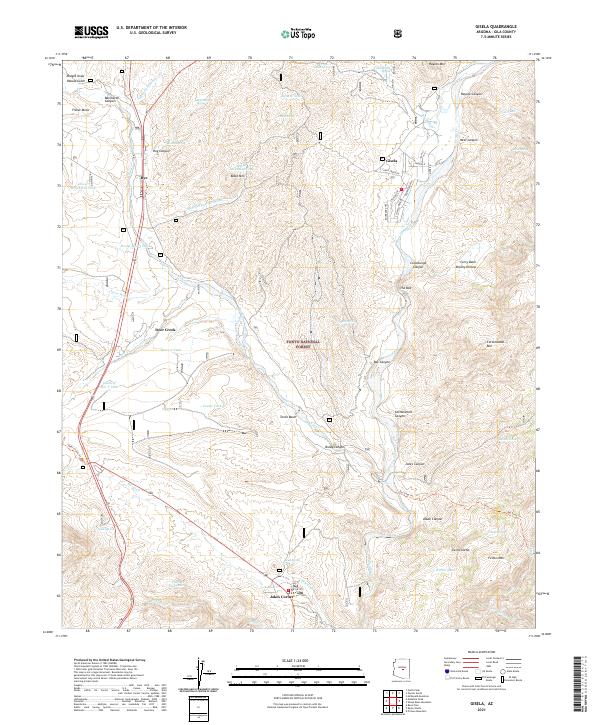 USGS Topographic Map – Gisela