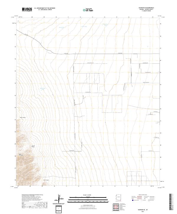 USGS Topographic Map – Gleeson SE