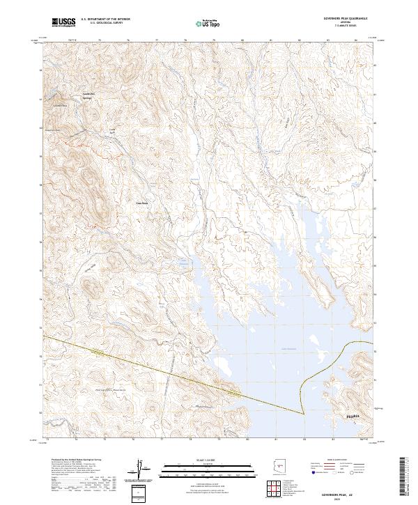 USGS Topographic Map – Governors Peak