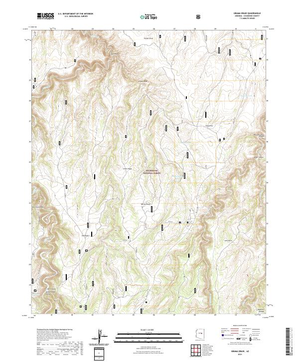 USGS Topographic Map – Grama Draw